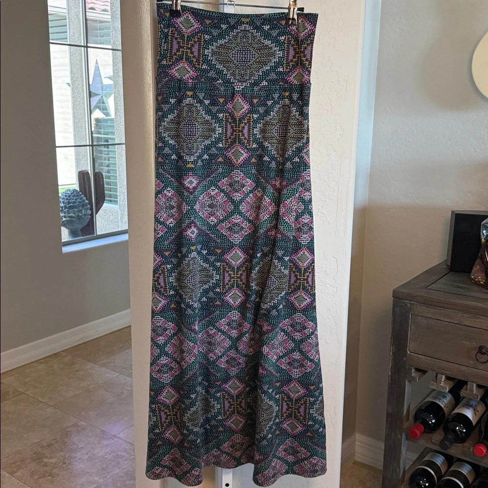 Mossimo Supply Co. Multicolor Patterned Maxi Skirt - Picture 3 of 6